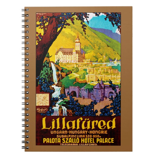 Caderno Espiral Lillafured Hungria (Frente)