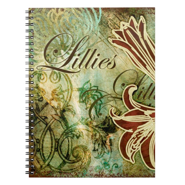 Caderno Espiral Lillies (Frente)