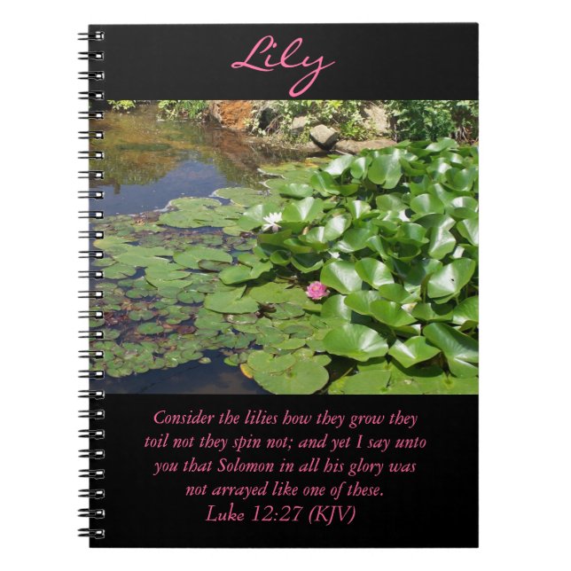 Caderno Espiral Lily (Frente)