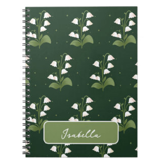 Caderno Espiral Lily do Bloco de Notebooks Espirais Florais do Val