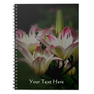 Caderno Espiral Lily Flowers Nature