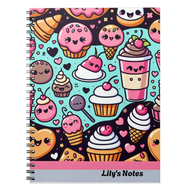 Caderno Espiral Lily's Notes Cachorts (Frente)