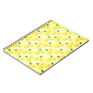 Caderno Espiral Limões amarelos frescos