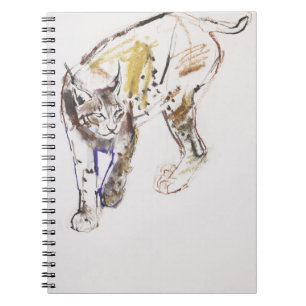 Caderno Espiral Lince europeu