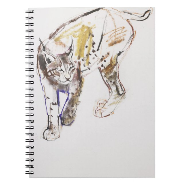 Caderno Espiral Lince europeu (Frente)