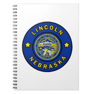 Caderno Espiral Lincoln Nebraska