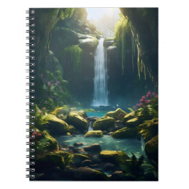 Caderno Espiral Linda Cama Florestal Magnética Encantada