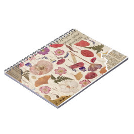Caderno Espiral Linda Floral Pressa