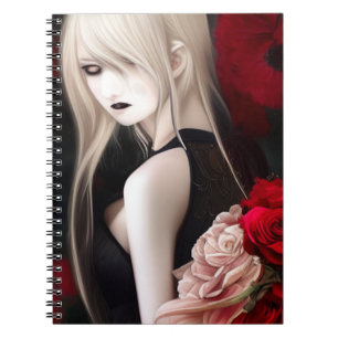 Caderno Espiral Linda Gótico Elf Girl
