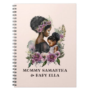 Caderno Espiral Linda mãe negra e filha (6)