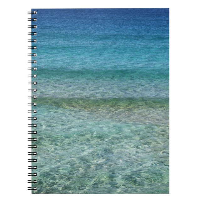 Caderno Espiral Linda praia Sandy (Frente)