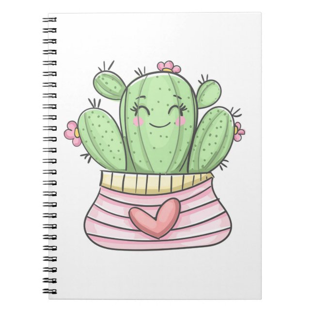 Caderno Espiral Linda Senhora do Cactus (Frente)