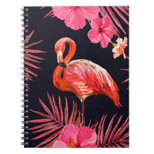 Caderno Espiral Linda tela de fundo de padrão floral uniforme