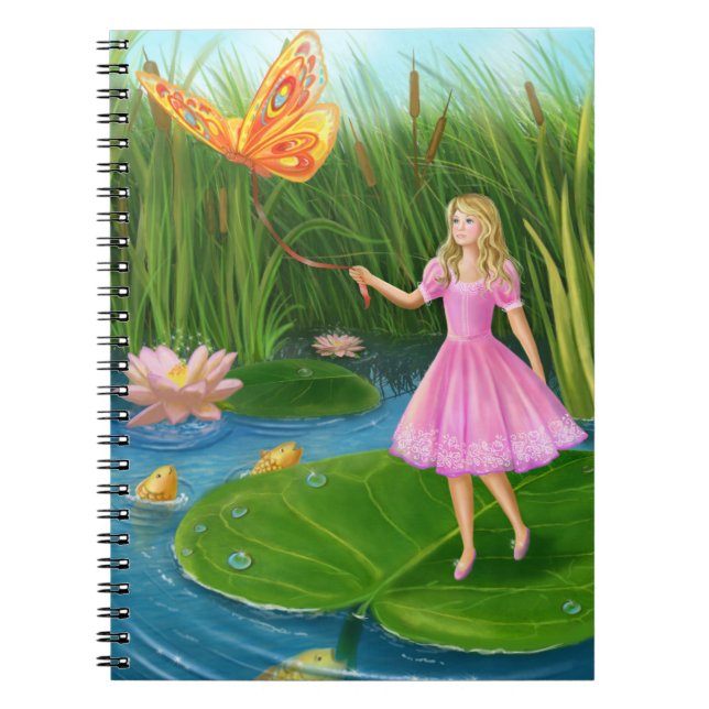 Caderno Espiral Linda Thumbelina (Frente)