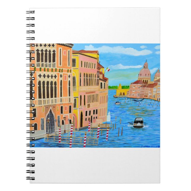 Caderno Espiral Linda Veneza (Frente)