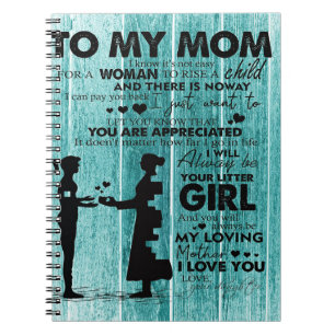Caderno Espiral Lindas Citações À Minha Mãe   Presente Para M