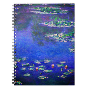 Caderno Espiral Lindíssimas Nenúfares Vintage por Claude Monet