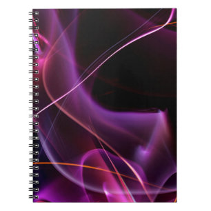 Caderno Espiral Linear abstrato, ar, arquitetura, arte, astronáuti