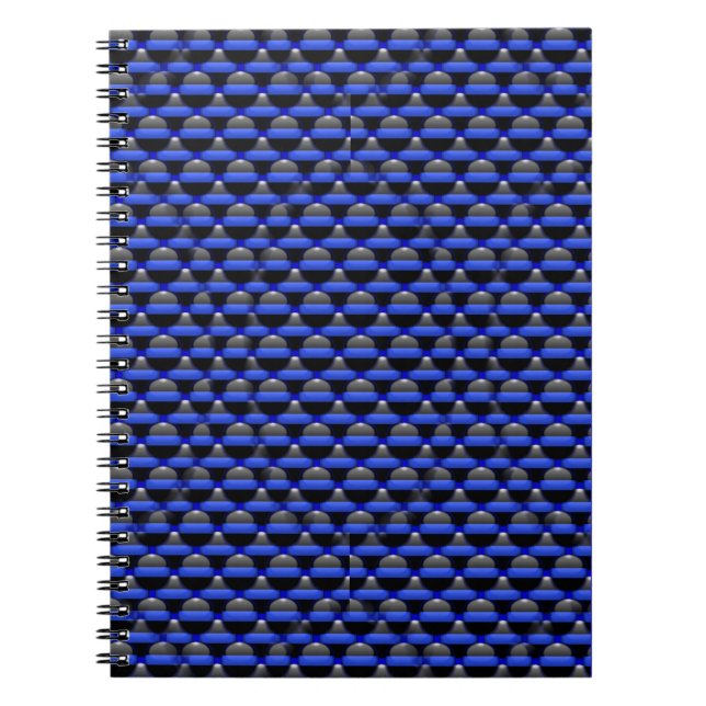 Caderno Espiral Linha Azul Fino (Frente)