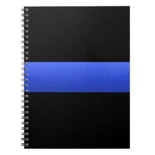 Caderno Espiral Linha Azul Fino