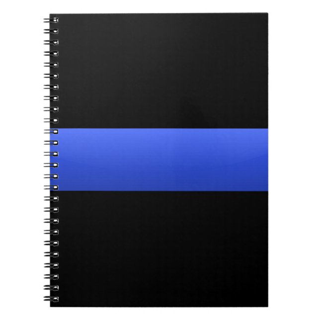 Caderno Espiral Linha Azul Fino (Frente)