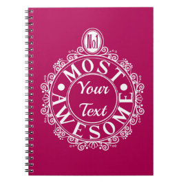 Caderno Espiral Linha Branca Personalizada Não.1 Mais Incrível (Se