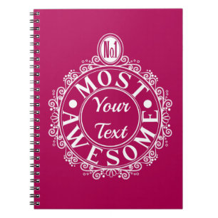 Caderno Espiral Linha Branca Personalizada Não.1 Mais Incrível (Se