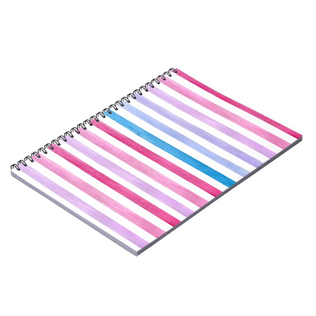 Caderno Espiral Linhas coloridas (Left Side)
