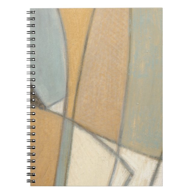 Caderno Espiral Linhas Curvas e Tom Terrestre Mudado (Frente)