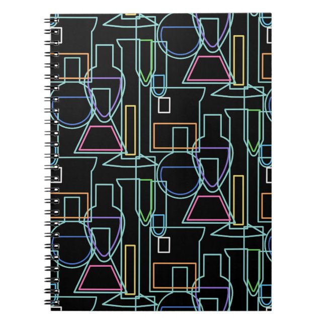 Caderno Espiral Linhas de Laboratório de Química (Frente)