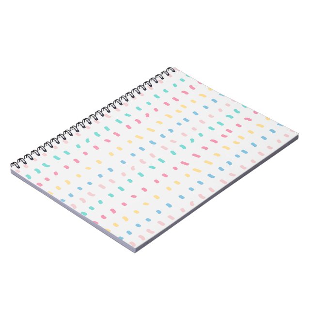 Caderno Espiral Linhas de padrão (Left Side)