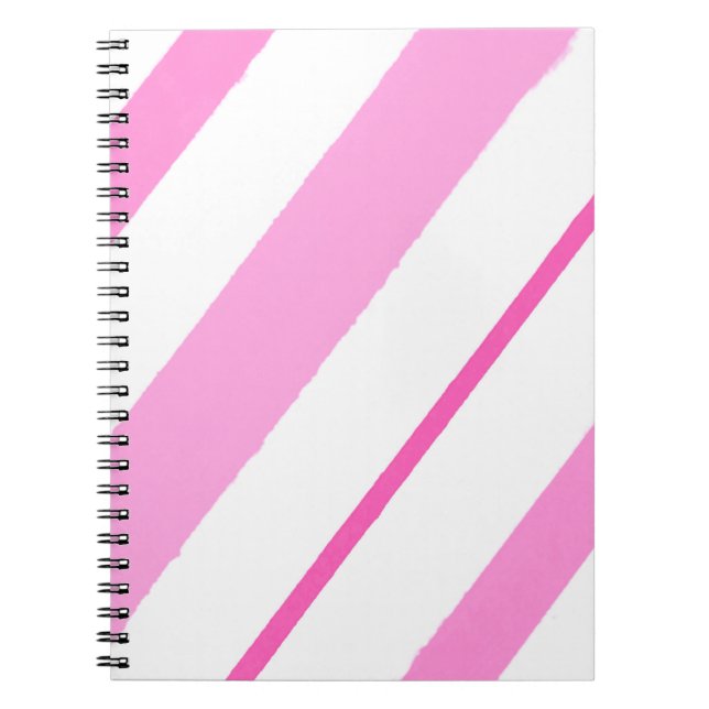 Caderno Espiral Linhas rosa (Frente)