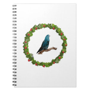 Caderno Espiral Linnie Christmas Wreath