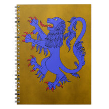 Lion Rampant Azure