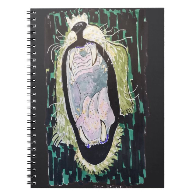 Caderno Espiral Lion’s Roar (Frente)