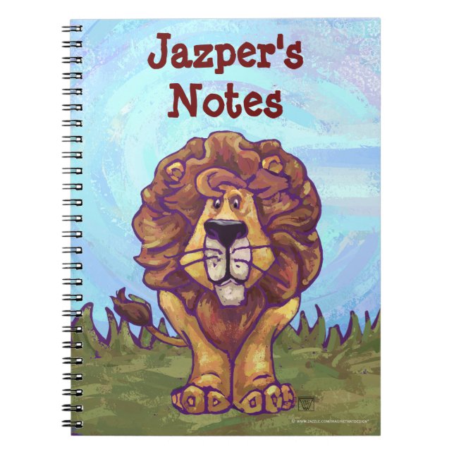 Caderno Espiral Lion Stationery (Frente)