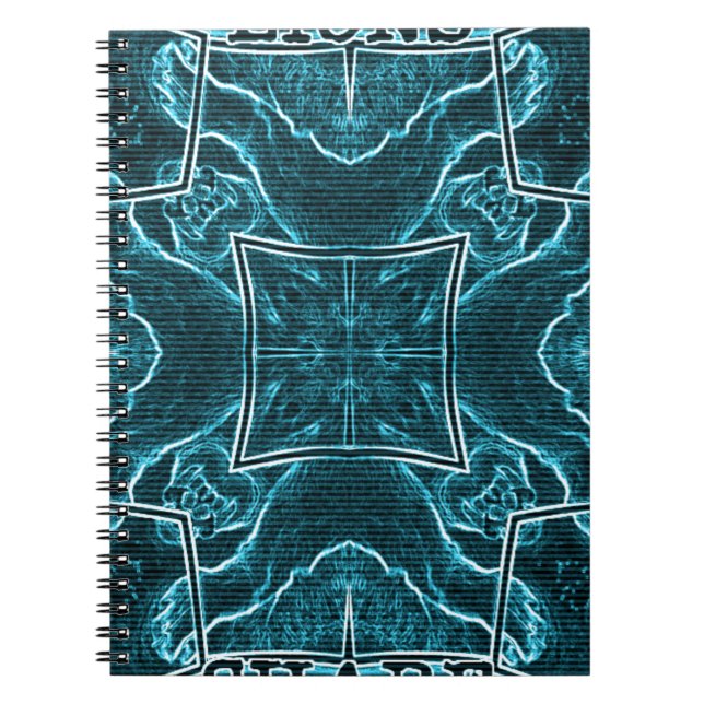 Caderno Espiral Lion wits (Frente)