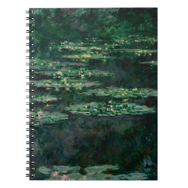 Caderno Espiral Lírios (Claude Monet) (Frente)