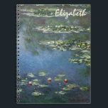 Caderno Espiral Lírios de Claude Monet, Flores Vintage<br><div class="desc">Lírios d'água (1906) de Claude Monet é uma pintura floral de paisagismo de arte vintage. É uma das muitas variações das pinturas de lírio-d'água que Monet pintou em seu jardim floral em Giverny, França. Flores aquílicas em um lago de primavera. Sobre o artista: Claude Monet (1840-1926) foi o fundador do...</div>