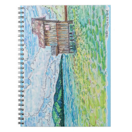 Caderno Espiral Lírios no Lago
