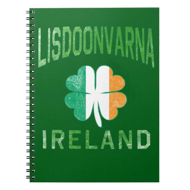 Caderno Espiral LISDOONVARNA Irlanda (Frente)
