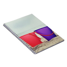 Caderno Espiral Lista de Baldes de Verão, Areia no Oceano