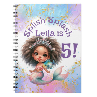 Caderno Espiral Lista de Memórias de Aniversário do Splash Splash