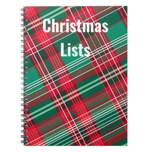 Caderno Espiral Lista de Natal