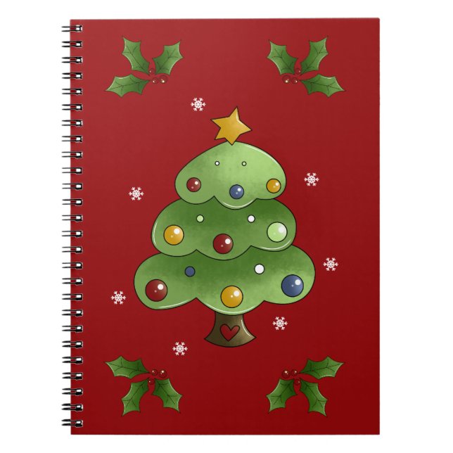 Caderno Espiral Lista de Natal (Frente)