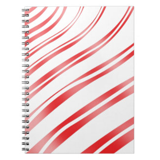 Caderno Espiral Listra dos doces de Peppermint