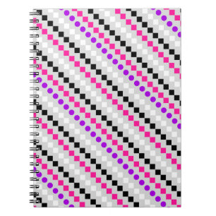 Caderno Espiral Listra encaixotada 2014