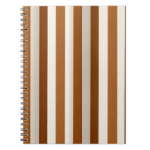 Listra Vertical Terracota Quente e Creme
