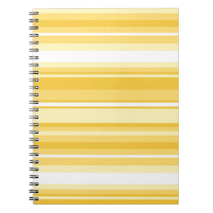 Caderno Espiral Listras amarelas