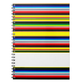 Caderno Espiral Listras brilhantes de serape